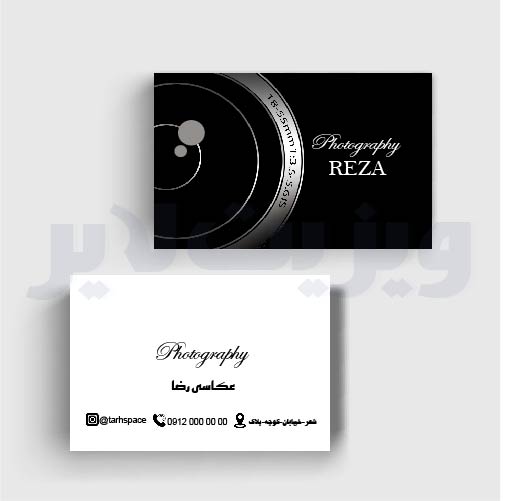 کارت ویزیت عکاسیA02
